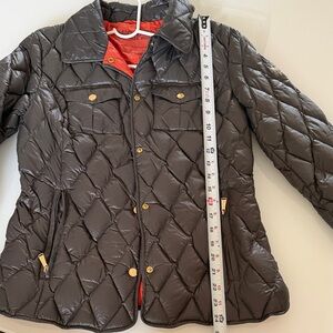 Womens Michael Kors Size Medium Jacket Packable Down Puffer Button Up